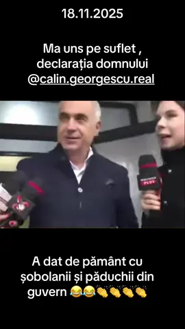 Suntem mândrii și vă iubim domnule Georgescu 👏👏👏👏 #rommania🇦🇩 #viralvideo #calingeorgescu #georgesimion #fyyyyyyyyy 