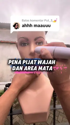 Membalas @Put_3,💅 pena pijat wajah dan area mata mode getar ini memang enak di gunakan. Rekomendasi perawatan mandiri di rumah dengan hemat. Mata panda, lipatan di bawah mata juga bisa di usahakan dengan alat ini.  #message #face #getar #vibrate #pijat #wajah #mata #eye 