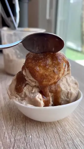 oh my gosh, the flavor is out of control!! comment “ALMOND BUTTER” and like the video so we can send you the recipe for Vegan Salted Almond Butter Caramel Protein Ice Cream! 🍦 🫶🏼✨ it’s packed with protein, thanks to the vanilla protein powder and almond butter, making it a great option for a post-workout treat!! this ice cream is a blend of sweet and salty flavors with a smooth and creamy texture. the almond butter adds a nutty richness, while the vanilla bean paste gives it a fragrant aroma. the date sugar is chef’s kiss! recipe link in bio and found on upbeetandkaleingitblog ∙ ∙ ∙ #foodreel #desserttime #dessertgram #icecream #desserts #healthydessert #proteinpacked #buzzfeast #glutenfreedessert #eatwell #vegandessert #plantbasedfood #veganrecipes #protein #guthealth 