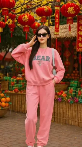 Sét nỉ Bear xinh #thoitrangnuhottrend #thoitrangnu #set #setni #ni2da 