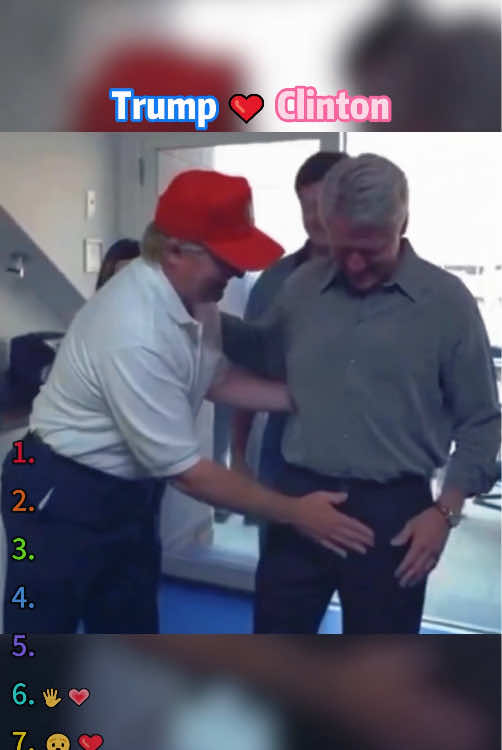 Donald Trump and Bill Clinton.#trump #billclinton #bubba #fyp #usa 