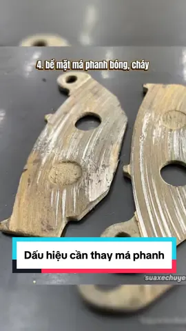 Dấu hiệu cần thay má phanh, nhất là các bà ít khi để ý lắm #yadea #xedienvietthanh #LearnOnTikTok #xemaydien #xedien 