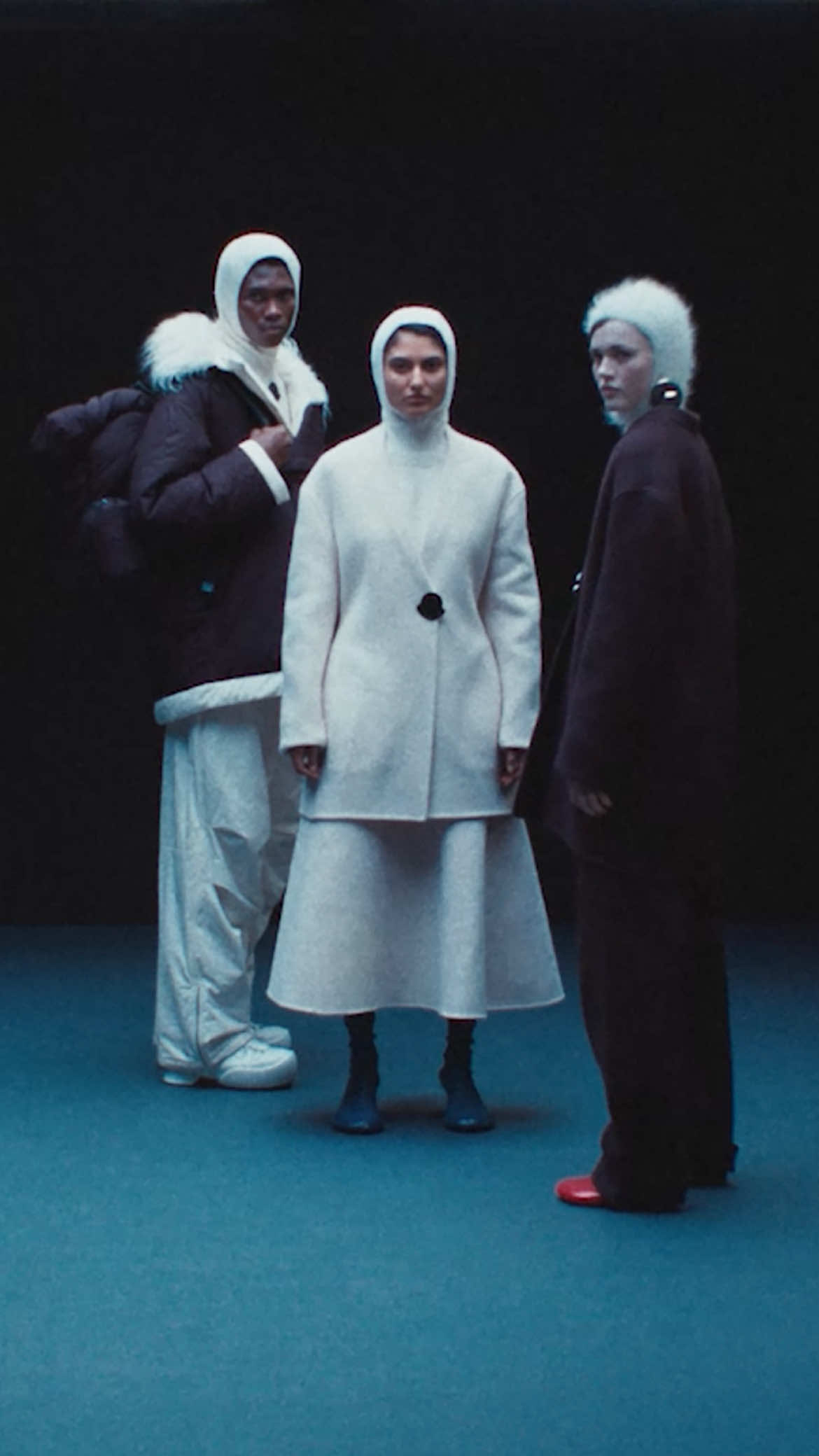 Moncler + JIL SANDER. Where sophisticated precision meets mountain heritage. 