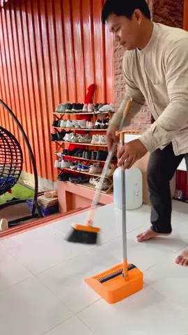 #ชุดไม้กวาดพร้อมที่โกย #ชุดไม้กวาด #ของใช้ในบ้าน #กดสั่งในตะกร้าได้เลยจ้า❤️🧺 