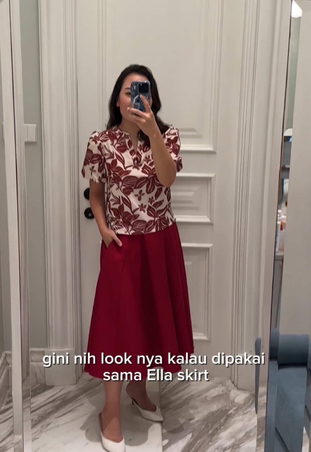 Bermotif bunga blouse😍 #beatriceclothing 