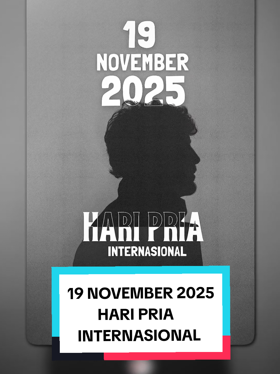 Hari Pria Internasional (International Men's Day/IMD) ✨ ( 19 November 2025 ) Hari ini dirayakan setiap tahunnya pada tanggal 19 November di lebih dari 80 negara di dunia. Hari ini merupakan kesempatan untuk berperan dalam percakapan global tentang isu-isu pria atau laki-laki. Jerome Teelucksingh, seorang dosen sejarah di University of the West Indies di Trinidad Tobago, adalah sosok yang mendirikan Hari Pria Internasional pada tahun 1999. Peringatan ini untuk merayakan satu hari untuk merayakan pencapaian pria. 📜 Sejarah dan Latar Belakang :  Jauh sebelumnya, mengutip dari National Today, pada tahun 1968, seorang jurnalis Amerika bernama John P. Harris menulis sebuah editorial yang menyoroti kurangnya keseimbangan dalam sistem Soviet, yang mempromosikan Hari Perempuan Internasional untuk pekerja perempuan tetapi gagal untuk memberikan hari yang sama untuk pekerja laki-laki. Harris menyatakan bahwa meskipun ia setuju bahwa harus ada satu hari untuk merayakan perempuan, hari tersebut merupakan sebuah kekurangan dalam sistem komunis. Kemudian pada awal tahun 1990-an, Thomas Oaster, direktur Missouri Center for Men's Studies, mengundang berbagai organisasi di Amerika Serikat, Australia, dan Malta untuk menyelenggarakan acara-acara kecil Hari Pria Internasional selama bulan Februari. Oaster berhasil menyelenggarakan acara-acara tersebut selama dua tahun, namun upaya yang dilakukannya pada tahun 1995 tidak dihadiri dengan baik. Karena putus asa, ia menghentikan rencana untuk melanjutkan acara tersebut. Peringatan Hari Pria Internasional Selanjutnya, pada tahun 1999 di Trinidad dan Tobago, Hari Pria Internasional dihidupkan kembali oleh Jerome Teelucksingh dari University of the West Indies. Ia menyadari bahwa meskipun ada hari untuk para ayah, tidak ada hari untuk merayakan para pria yang tidak memiliki anak, atau yang masih anak-anak dan remaja. Teelucksingh memilih untuk merayakan Hari Pria Internasional pada tanggal 19 November - hari ulang tahun ayahnya dan juga hari di mana tim sepak bola lokal telah menyatukan negaranya dengan upaya mereka untuk lolos ke piala dunia. Sejak diinisiasi oleh Teelucksingh, Hari Pria Internasional telah berfungsi untuk mempromosikan aspek-aspek positif dari identitas pria berdasarkan premis bahwa pria merespons lebih konstruktif terhadap panutan yang positif daripada stereotip gender yang negatif. Hari ini tidak dimaksudkan untuk menyaingi Hari Perempuan Internasional, tetapi untuk menyoroti pentingnya kesehatan fisik dan mental serta maskulinitas pria yang positif. #faizaleditor_3 #7random_ #haripriainternasional #pria #fyp 