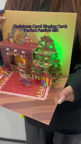 3D Pop-Up Christmas Card! Lights + music, Santa & fireplace design. Perfect festive gift for kids, family—comes with envelope!#3DPopUpChristmasCard #TikTokShopBlackFriday #TikTokShopCyberMonday #Spotlightfinds#MusicalChristmasCard 