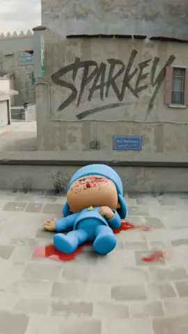 ⚠️ FAKE BLOOD | #pocoyo #cs2 #3danimation