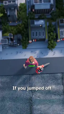 Jumping Off A Skyscraper With A Leaf Blower? 😱 #zackdfilms