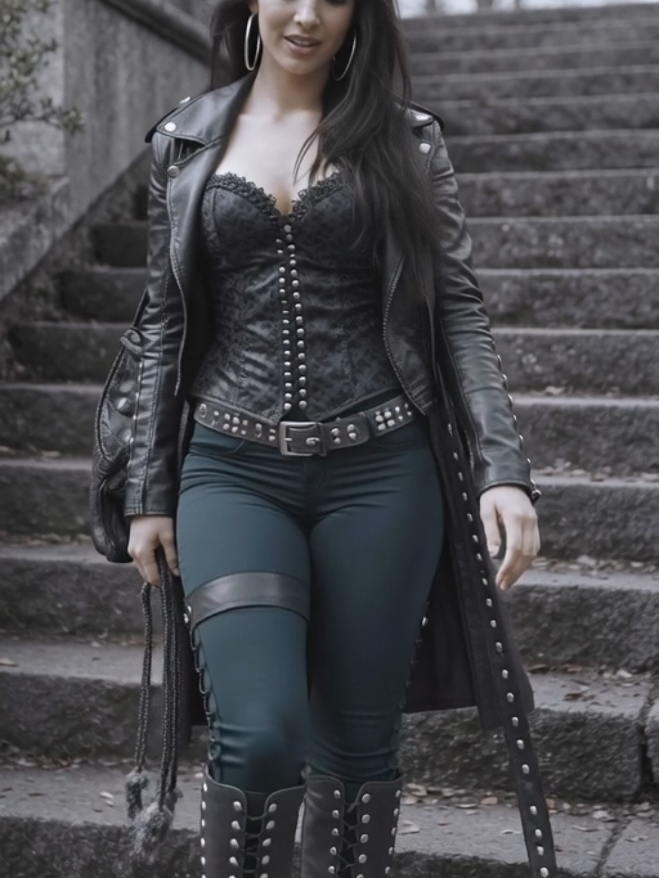 Eu sigo em frente ouvindo músicas que me dão força, mesmo com frio na barriga. Mas se não for assim, como liberto minha coragem? 🖤 #metalgirls #metalhead #gothicgirl #rockgirls #fyp 