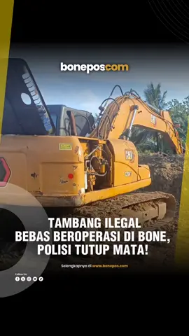 Sebuah tambang Galian C yang diduga milik seorang oknum Kepala Desa (Kades) bebas beroperasi secara ilegal, di Kabupaten Bone, Sulawesi Selatan. Berdasarkan penelusuran Bonepos.com, Selasa (18/11/2025), tambang galian C berupa batu gunung itu berada di Desa Bellu, Kecamatan Salomekko, Kabupaten Bone. Selengkapnya Baca di Bonepos.com #tambangilegal #tambanggalianc #tambangbatu #polisi #mabespolri 
