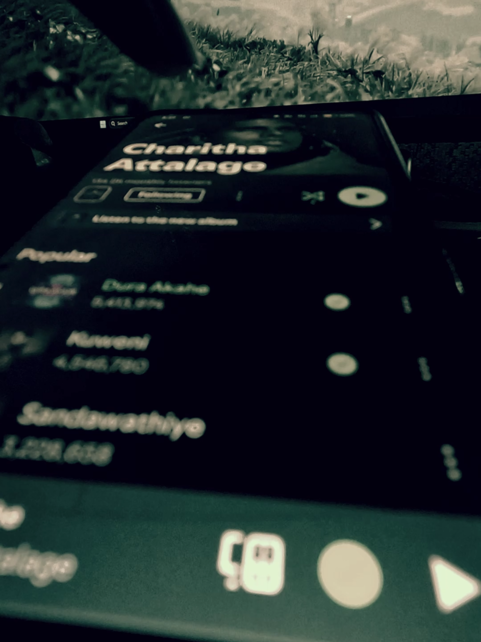 Whose songs do you listen to the most? Me😌 . . #charithaattalage #yogeshwari #galanagaga #fypシ #trending  @Charitha Attalage Edits @Charitha attalage fans 