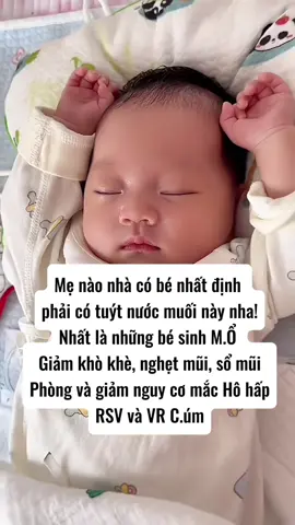 Con khò khè, khụt khịt thì ba mẹ tham khảo loại này cho con nhé#viral #xuhuong #mevabe #beyeu #livesponavax 