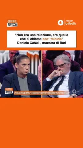 Daniela Casulli, la maestra di #Bari (assolta in appello) che ha avuto rapporti intimi con ragazzi molto giovani (intorno ai 15 anni), a #drittoerovescio: 