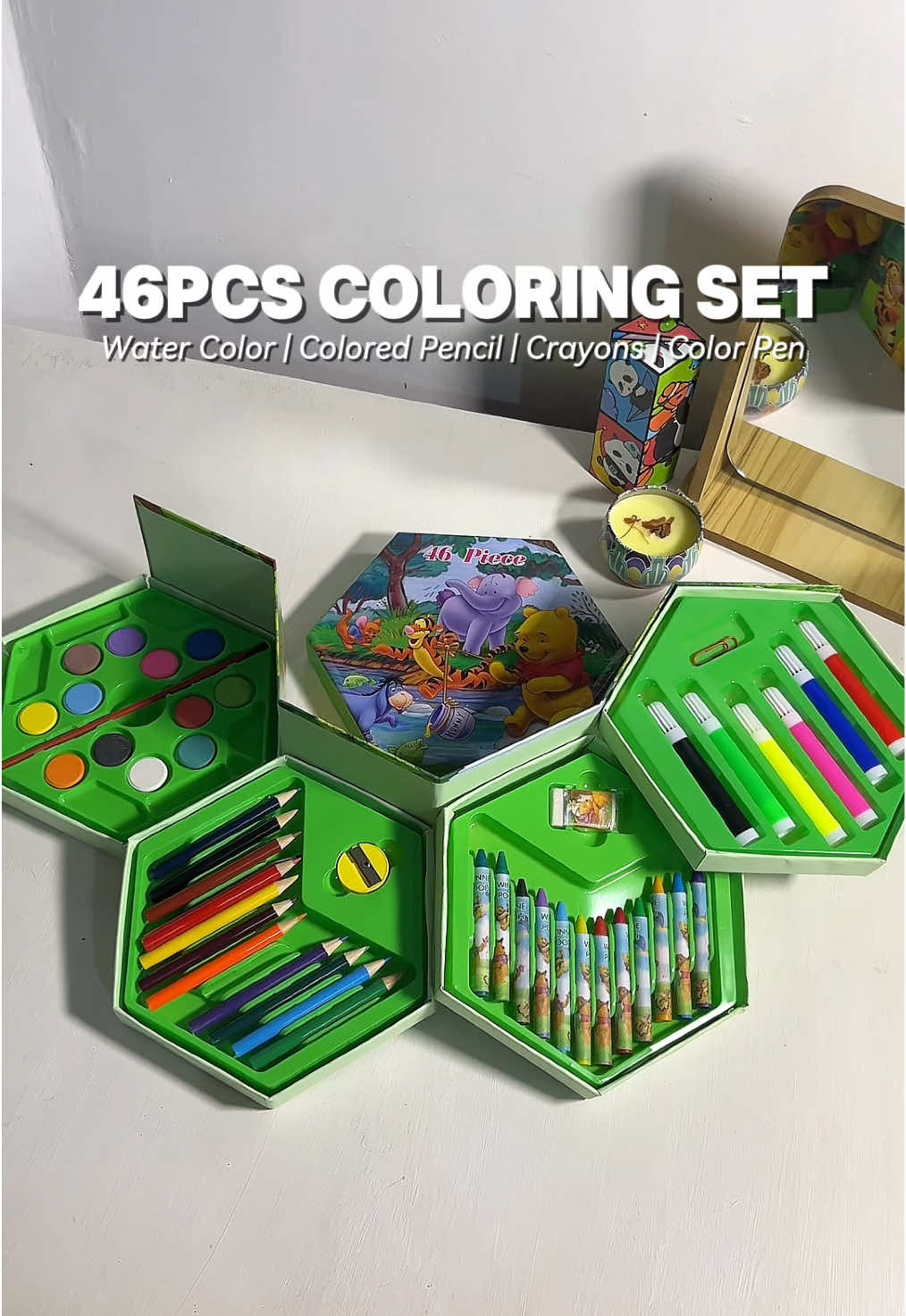 46pcs Coloring Set for kids #coloringset #toys #toysforkids 
