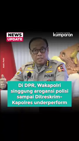 Wakapolri Komjen Pol Dedi Prasetyo menyoroti lemahnya pengawasan internal Polri yang berdampak pada munculnya arogansi, penyalahgunaan wewenang, serta kurang optimalnya pelayanan publik.  Ia menyebut 62% persoalan pelayanan berada di tingkat Polsek, Polres, dan Polda. Selain itu, Dedi menilai respons Polri terhadap laporan masyarakat masih lambat, bahkan membuat publik lebih memilih menghubungi Pemadam Kebakaran yang dinilai memiliki quick response lebih cepat. Dedi juga memaparkan masalah kinerja sejumlah direktorat reserse di Polda yang dinilai belum optimal, di mana 15 dari 47 Direktur Reserse Kriminal masuk kategori underperform.  Masalah serupa terjadi di jajaran pimpinan wilayah: dari 4.340 Kapolsek, 67% dinilai tidak berkinerja baik. Menurut Dedi, persoalan ini berkaitan dengan proses rekrutmen dan penunjukan yang belum tepat, sehingga Polri perlu memperbaiki meritokrasi dan pendidikan untuk meningkatkan kualitas anggotanya. 📸: Dok. Antara, YouTube Komisi III DPR. Follow WhatsApp Channel kumparan untuk dapat Informasi terpercaya dikirim langsung ke WhatsApp kamu. Ketik kum.pr/WAchannel di browser kamu sekarang, agar bisa share informasi tanpa ragu. #newsupdate #update #news #vidol #polisi #kinerjapolisi #polri #wakapolri #info #beritaterkini #berita #infoterkini #bicarafaktalewatberita #kumparan