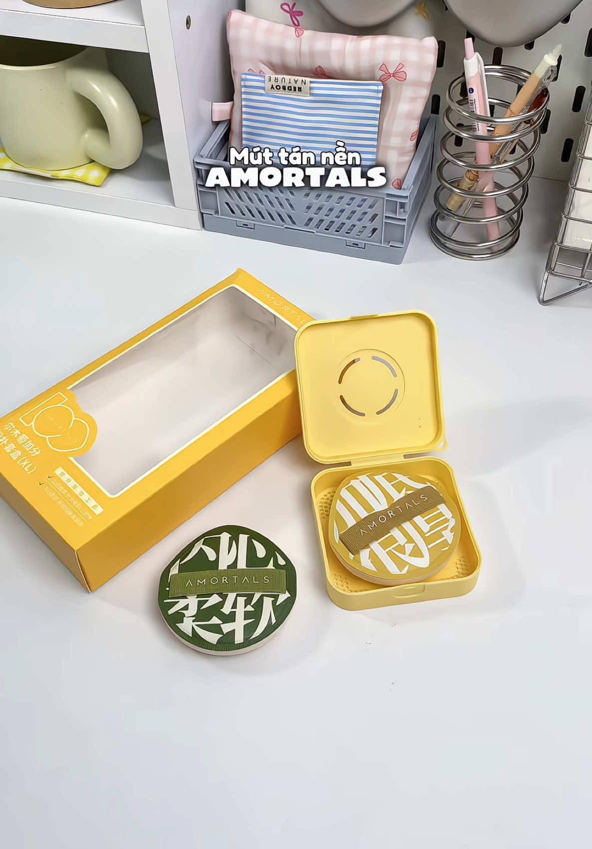 Mút tán nền đỉnh của đỉnh mà tui siu mê 👍👍 #nhyeeunbox #amortal #muttannen #mutamortals #unboxing #review #xuhuong #viral 