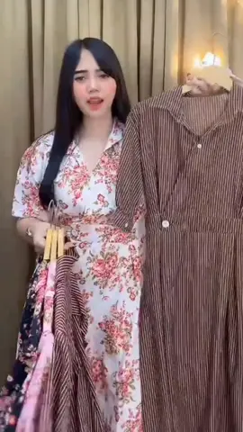 BEFA - DRESS GANI STRIPE / DRESS WANITA / BAJU DR ...#dresscantik #dresskekinian #nyamandipakai #fyp 