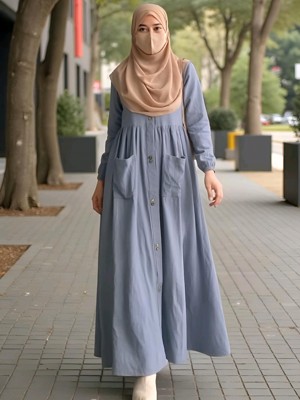 Gamis Rayon Twill premium, adem, ringan, jatuh cantik, dan busui friendly. Cocok untuk acara formal maupun harian. Masuk keranjang sekarang! #gamis #gamismurah #gamiskekinian #abaya #ootdfashion 