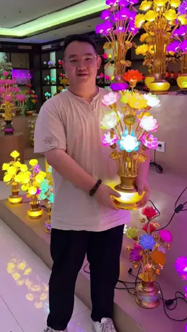 #đèn thờ hoa sen 