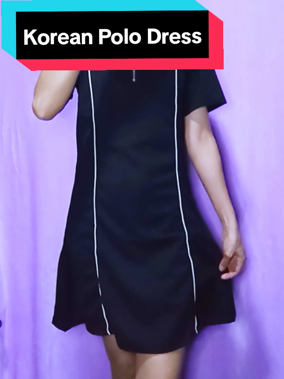 Korean Polo Dress S-XXL perfect for any body type #polodress #dressforchubby #oversizeddress #dressforwomen 