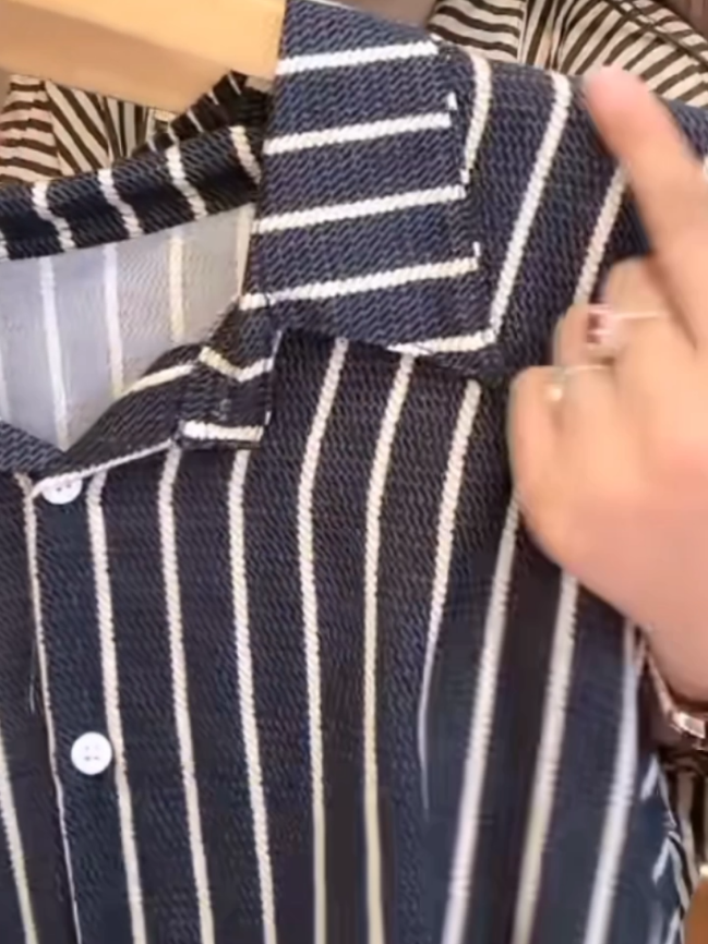 Cantika set kemeja batwing celana panjang rayon salur#oneset #setelanwanita #tiktokshop #fyp 