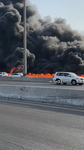 حصري حريق ابوحدريه تريله منقلبه الله يكفينا الشر #حريق #النابيه #الشرقية #ابوحدريه #كورلا2020 