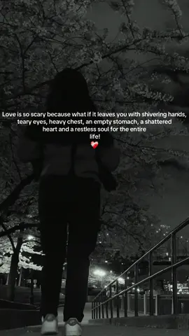 Fear of love > fear of being alone ❤️‍🩹 #Love #pain #fyp #viral #shiku 
