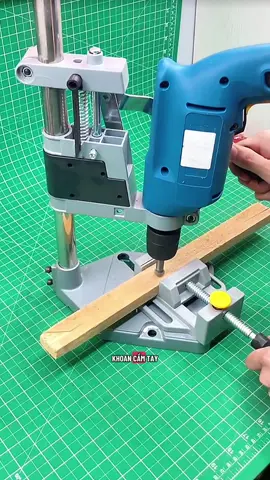 Nhà có máy khoan cầm tay nhưng bạn muốn biến thành 1 chiếc máy khoan bàn ? #khungganmaykhoan 