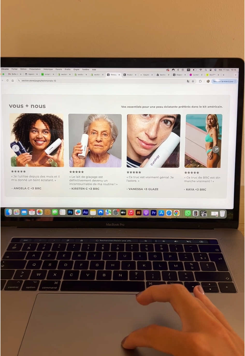 Améliore facilement ton thème #shopify #avis #client #business #webdesign #siteinternet 