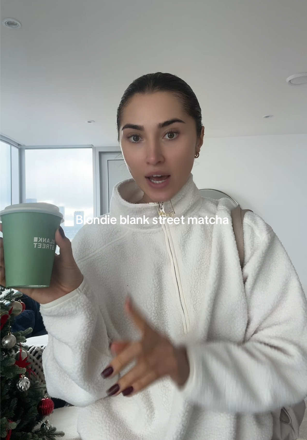 @Blank Street Coffee blondie is my new fave!! #blankstreet #matcha #blankstreetblondie 