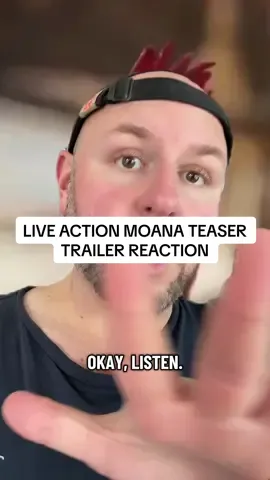 LIVE ACTION MOANA TEASER TRAILER REACTION #moana #disney #reactionvideo 