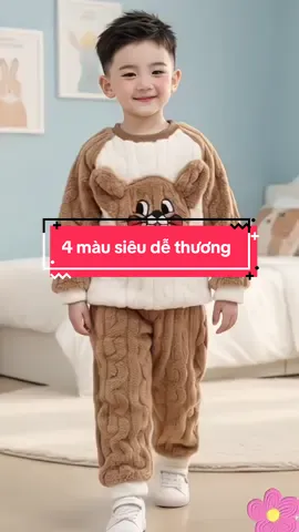 bộ lông 4 màu cho be trai và bé gái #hotrend #thoitrangtreem #xuhuongtiktok #xuhuongtitokshop 