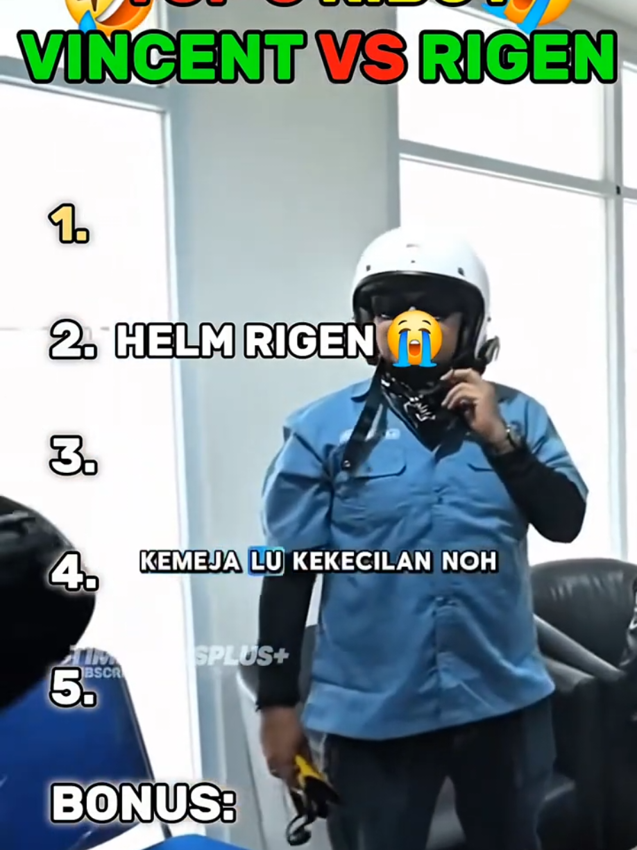 top 5 ribut Vincent vs Rigen #rigen #rigenrakelna #vincentdesta #vincentrompies #komedi 