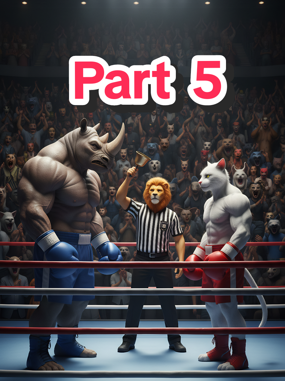 Part 5: The Cat and the World Boxing Tournament: Who Will Win?#poorcat #catsoftiktok #catstory #cat #aicat 