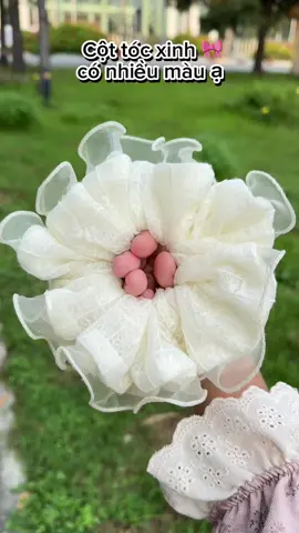 Cột tóc xinh fom to bồng có nhiều màu xinh cho máy nàng lựa chọn #Megaoreview #cottoc #cottocxinh #phukiennu #xuhuong 