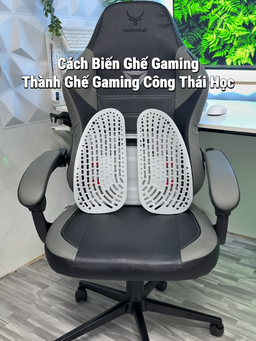 Cách biến chiếc ghế của bạn trở thành 1 chiếc ghế công thái học chỉ với món đồ này #ghegaming #ghecongthaihoc #ghevanphong #manson  #tualungcongthaihoc 