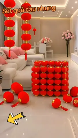 Sét 30quả cầu nhung treo cây trang trí tết #thinhhanh #tet2026🧨🧨🧨🧨🧨🧧🧧🧧 #settrangtritet #vairaltiktok 