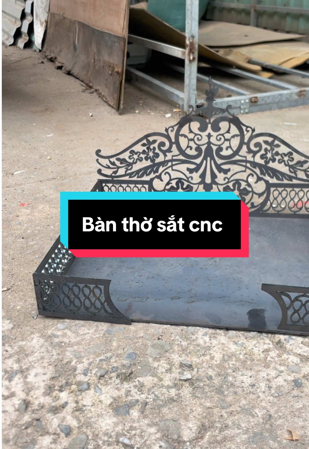 Làm vậy lấy 2 củ khách chê cao #bàn thờ sắt cnc# banthocnc#banthiencnc #