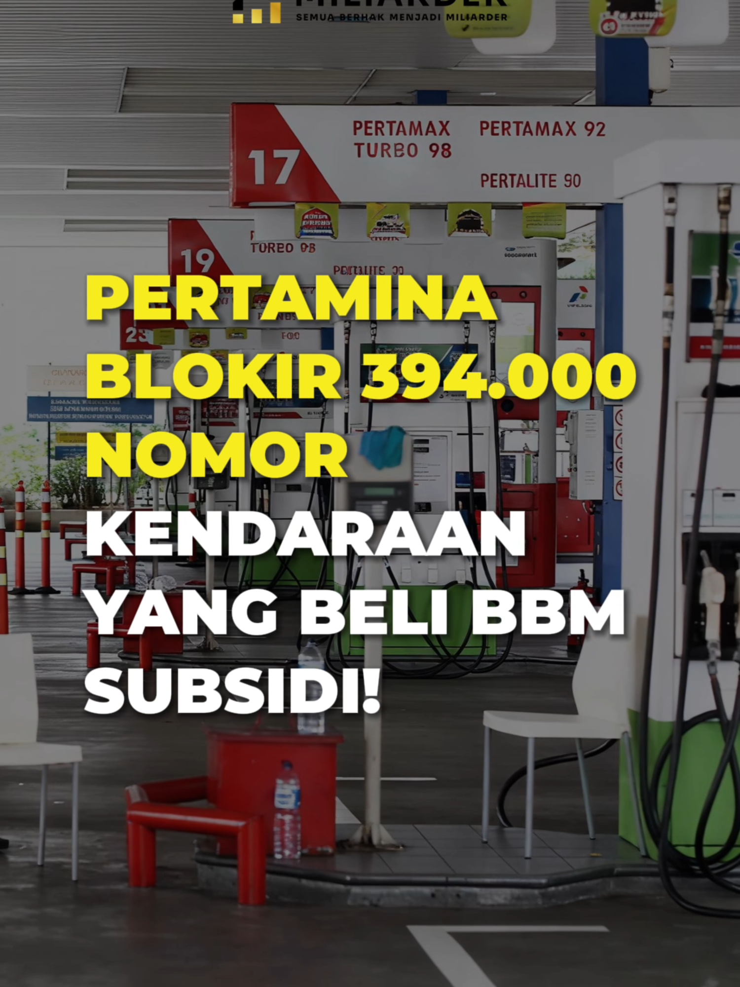 Pertamina blokir 394.000 nomor kendaraan yang beli BBM subsidi! #bisnisviral #ekonomiindonesia #bahlillahadalia #pertaminaindonesia