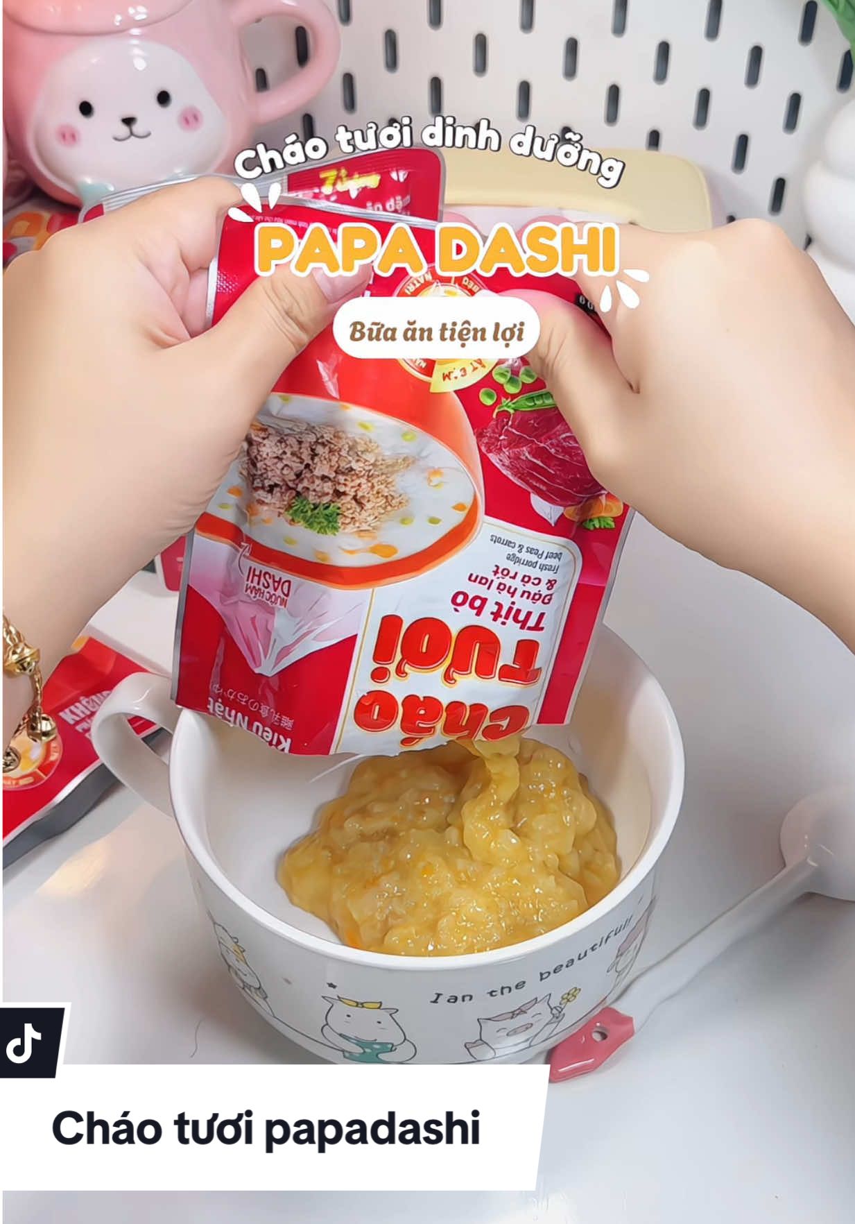Cháo tươi dinh dưỡng dạng túi PAPA DASHI công nghệ Nhật Bản siêu ngon siêu tiện lợi. Bé Trên 7 tháng tuổi là ăn được #chaotuoi #chaodinhduong #chaotuoipapadashi #chaoandam #chaotuoidinhduong 