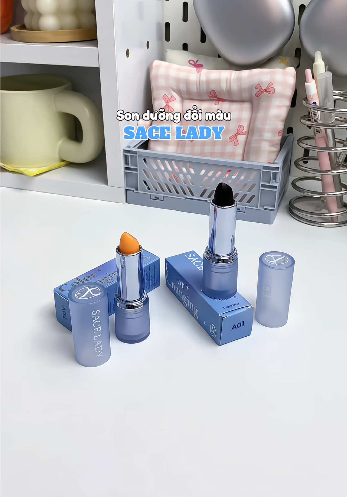 Son dưỡng có màu độc lạ siu lì nhà Sace Lady 💋💄 #nhyeeunbox #sonduongmoicomau #sacelady  #sonthichnhat #sonsacelady #unboxing #review #xuhuong #viral 