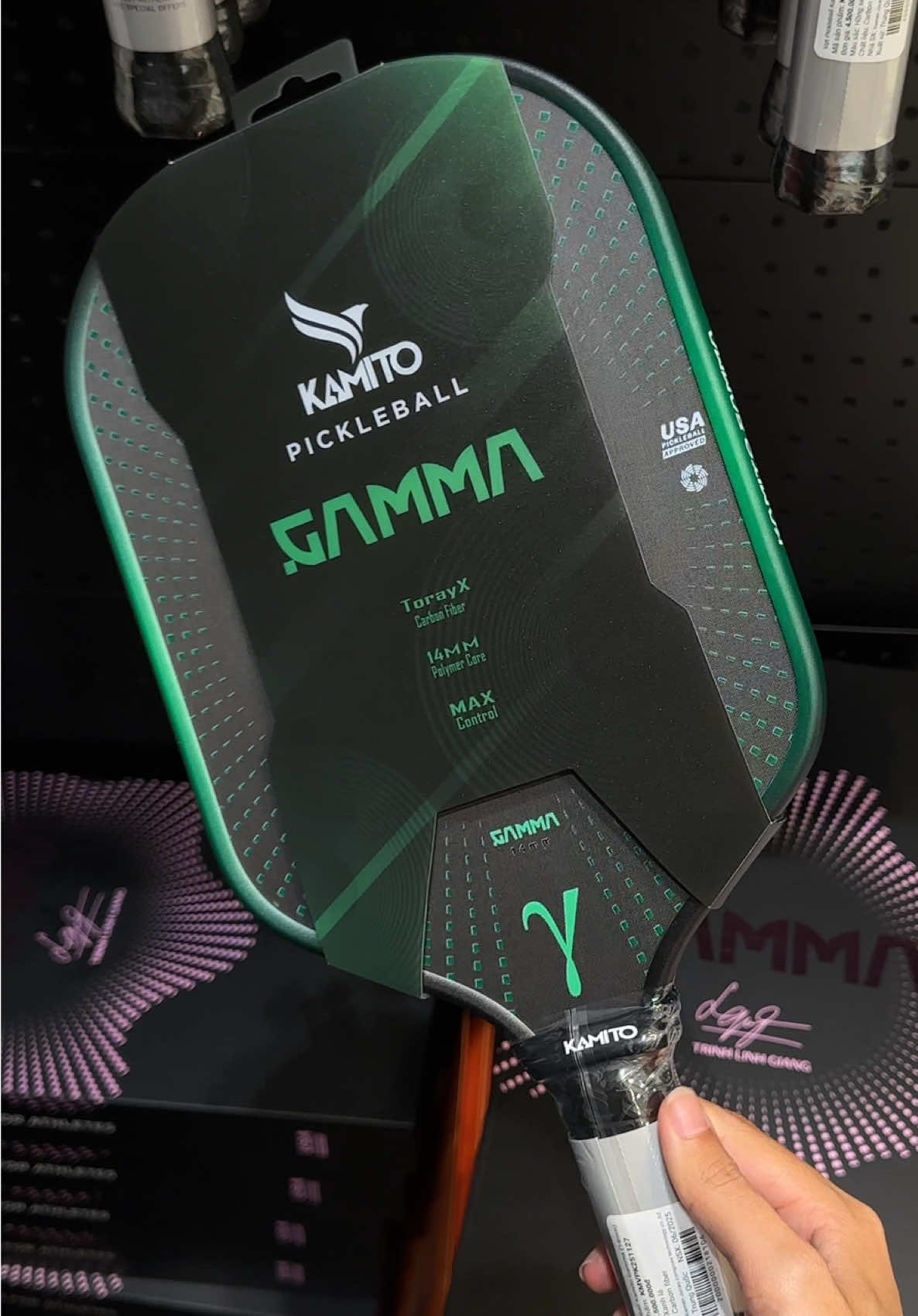 ⁉️ (14&16mm) Kamito Gamma - Xanh lá mộc mạc - Ngoại lệ 2xxx 🐍 #mipikpickleball #PickleballVietNam #votpicksaigon #pickleball #kamito 
