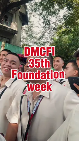 DMCFI 35 Foundation Week  -Parade                                   -Watching Festival Dance 💃      -Watching Volleyball  🏐           -Watching Chess ♟️             -Watching Badminton 🏸     GROUPMATES:                                •Justin Real (@Tinnn)                                  •Dhency Pantua (@Lollipop 🍭) •Gabriel Egualan (@Gabriel)