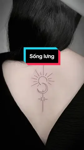 Sống lưng nhẹ nhàng #tiemxamnhohanoi #tiemxamhanoi #tiemxam #hinhxamdep #hinhxamnu #hinhxamsonglung 