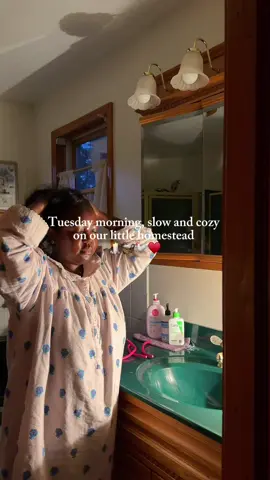 A slow, cozy and chilly Tuesday on our wee little homestead 🕯️Happy Tuesdaying y’all 🕊️ #cozyathome #slowliving #morningroutine #homestead #fyp 