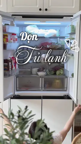 Dọn chiếc tủ lạnh bừa bộn, dọn luôn áp lực trong người ✨🤭 #duoconha #daily #fyp #xuhuong #beecok 
