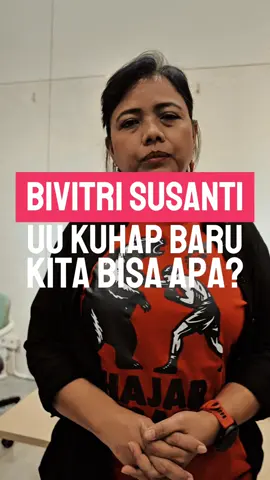 Apa yang bisa kita lakukan untuk menanggapi Undang-Undang KUHAP yang secara ugal-ugalan diketok palu oleh Cucun dan gerombolannya. Ahli hukum tata negara, Bivitri Susanti menunjukkan poin-poinnya serta menghimbau untuk terus menyuarakan sebisa kita. Jangan diam, Lawan! ✊