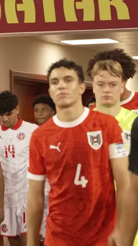 That's how Austria U-17 enters the pitch. It's show time Burschen!! 🇦🇹 🇦🇹  هكذا يدخل منتخب النمسا تحت 17 سنة أرضية الملعب. وقت العرض يا أولاد!! #U17WC #تحت17 #footballtiktok #futbol 
