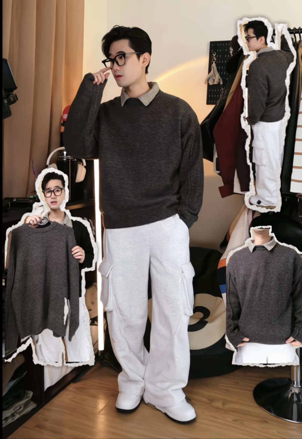 Áo len dệt cổ tròn siu dày dặn, mềm mịn ❤️🔥🎄 #coolcrew #aolennamnu #aolenhottrend #xuhuong2025 #cuocduanhasangtao 